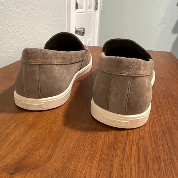 Vince Sonoma Suede Slip-On Shoes Flint Men's Size 9 - Picture 3 of 7